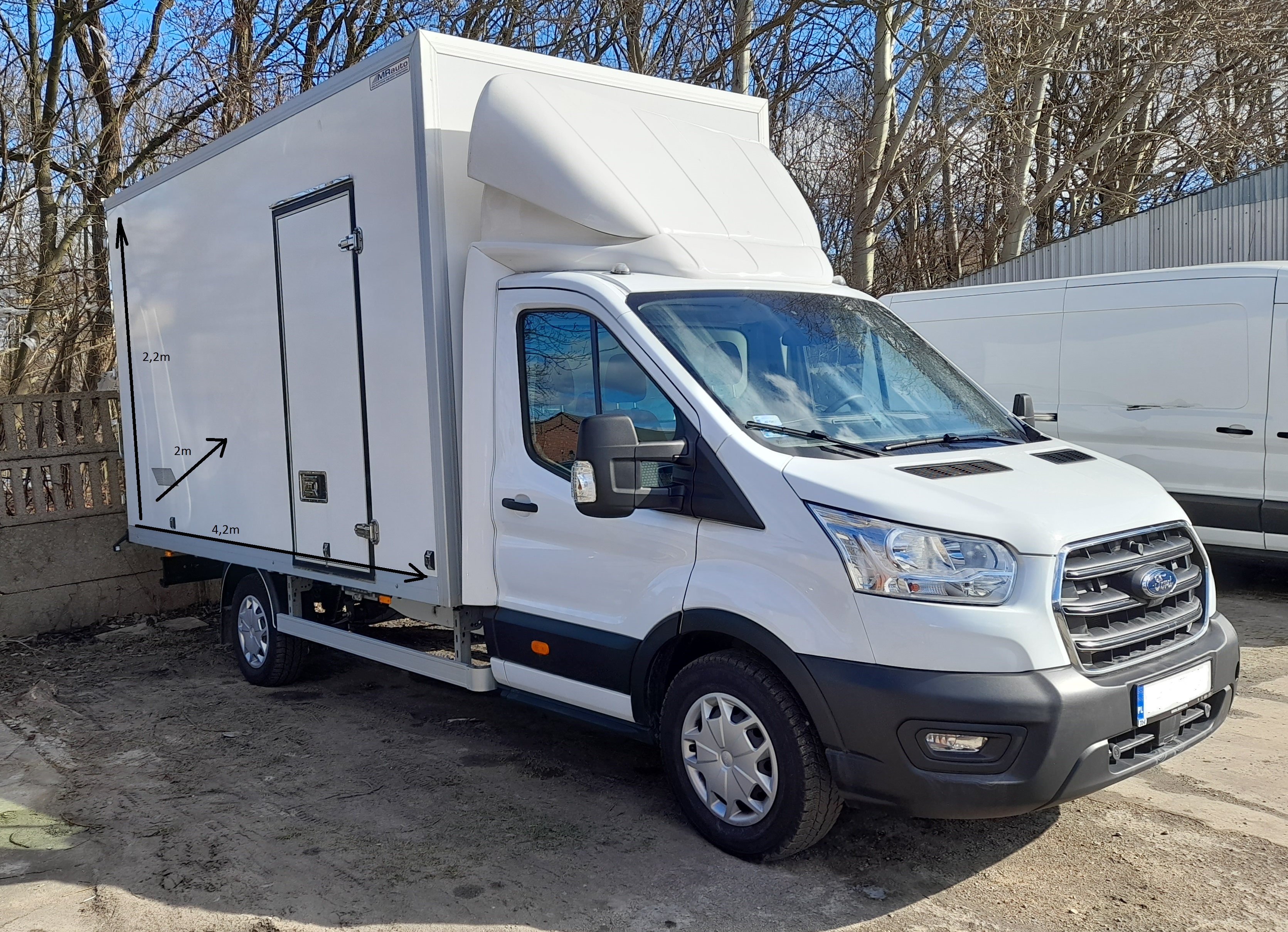 Ford Transit L4 Kontener winda